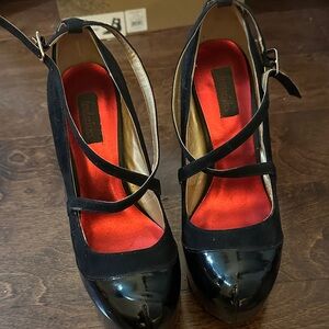 Frederick's of Hollywood Black Platform Heels